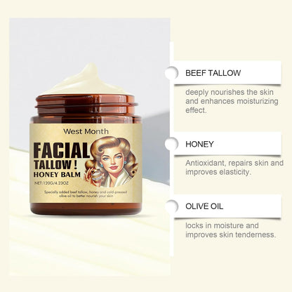 Beef Tallow Honey Balm